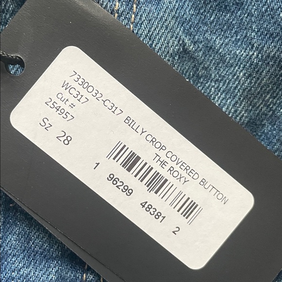 PAIGE Womens Vintage high rise straight crop Jeans - Picture 5 of 11